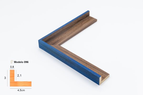 096-46081 KLEIN EXTERIOR, NOGAL INTERIOR, SOBRE QUEMADO