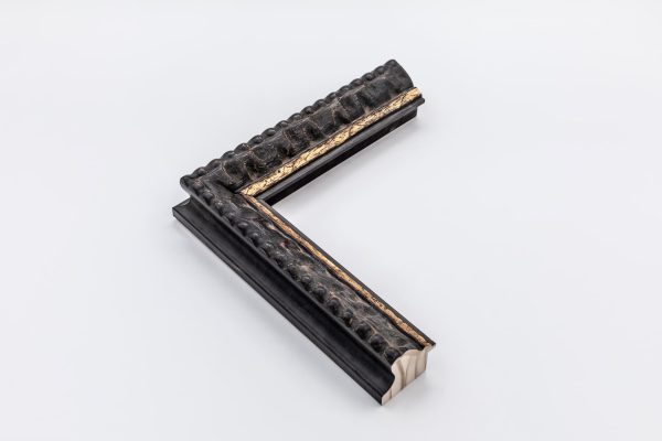 466-4 466-4 NEGRA GRABADO FILO ORO-
