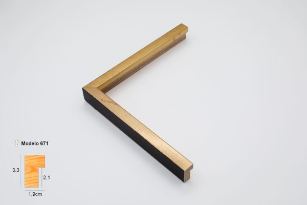 671-4 671-4 BLACK SIDE GOLD