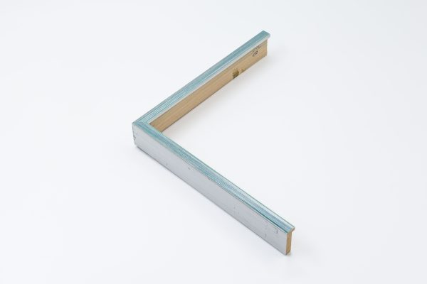 731-042 SILVER GILDED AND LIGHT BLUE