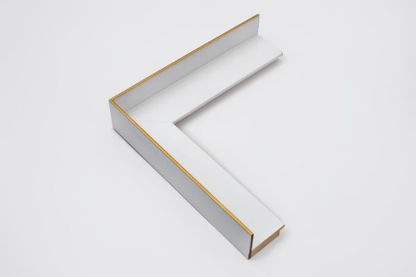 771-255 SCHATTENFUGEN WEIß GOLDENER RAND