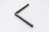 812-36030 PETROL BLUE – GOLD EDGE