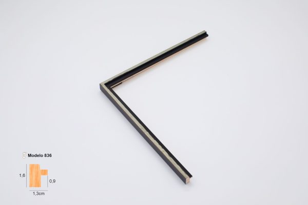 836-1641 836-1641 BLACK & SILVER EDGE