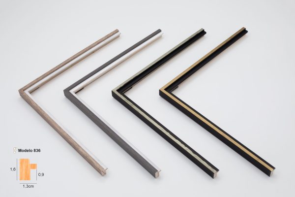 836-SERIE 836-1641 BLACK & SILVER EDGE