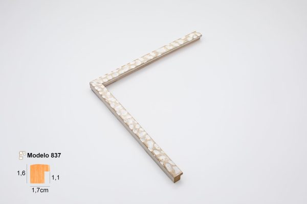 837-621 PICKLED WHITE