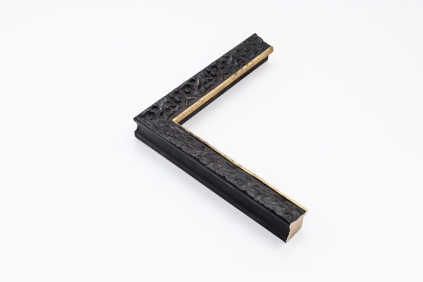 858-4 858-4 ENGRAVED BLACK WITH GOLD EDGE