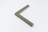 864-97 VERDE BASE PLATA METAL