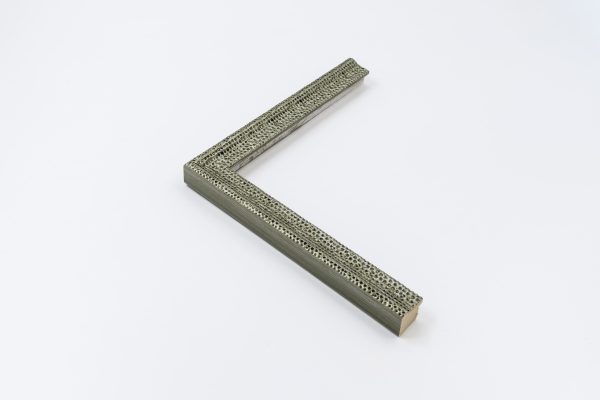 864-97 VERDE BASE PLATA METAL