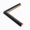 871-4 NEGRO FILO ORO PEQUEÑA