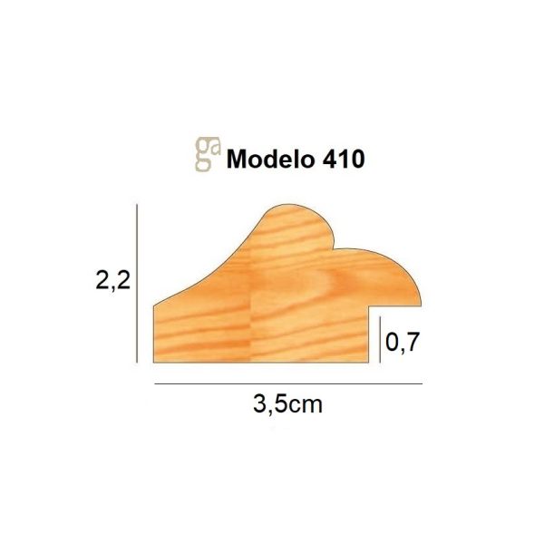 PERFIL-410 410-1141 GOLD