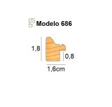 686-1141 GOLD BALLS EDGE-