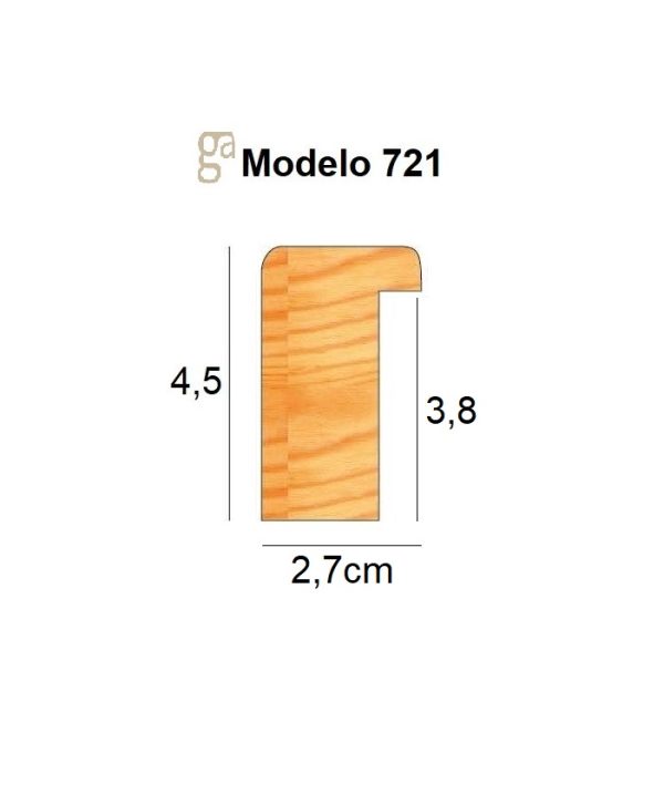 721-226 EICHE FURNIERT