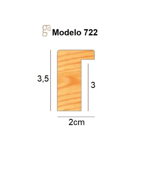 722-226 EICHE FURNIERT