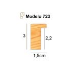 723-226 EICHE FURNIERT