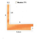 771-255 BLANCO FILO ORO