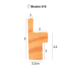 815-1141 BLANCO LATERAL ORO