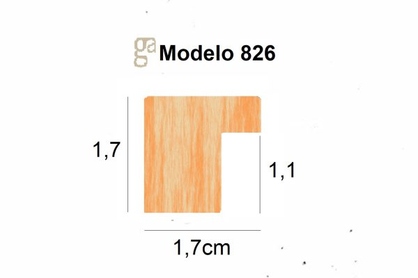 826-020 PLATA CALIDA 17 X 17