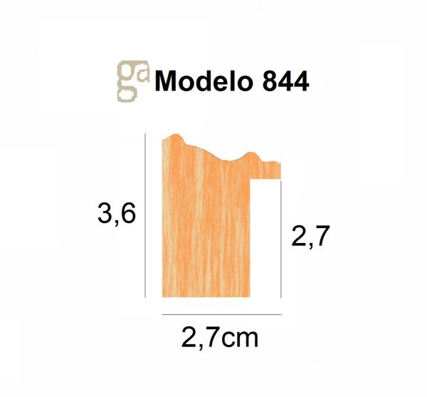 844-255 BLANCO FILO ORO