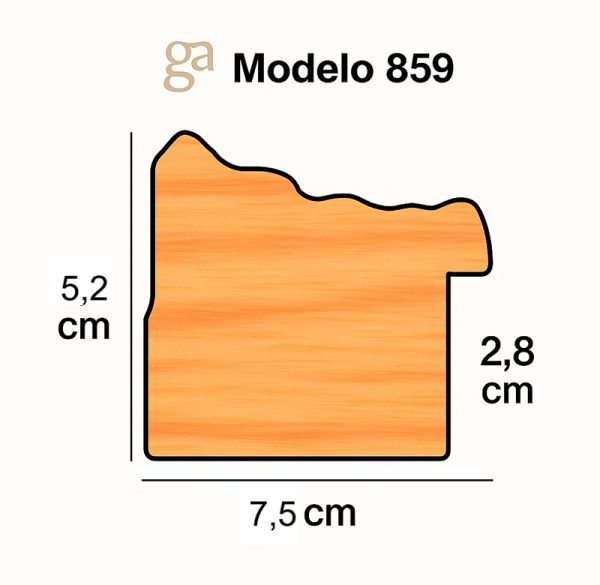 PERFIL-859.jpg 859-4 LARGE ENGRAVED BLACK