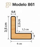 861-4 ELE NOGAL AMERICANO INTERIOR NEGRO